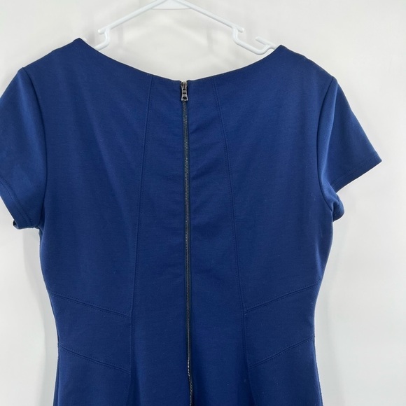 BCBGMazAzria blue sheath dress size M - Picture 6 of 10